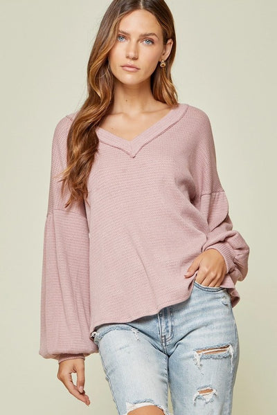 Billie Mauve Top