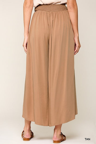 Sand Palazzo Pants