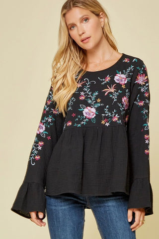 Carolina Embroidered Top