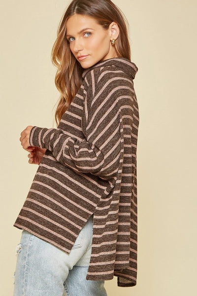 Chocolate Stripped Top