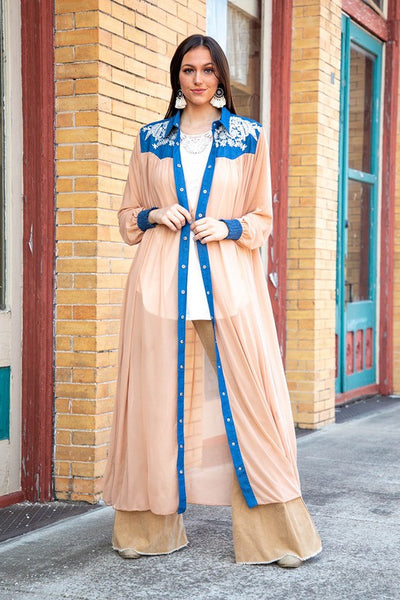 Dolly Embroidered Duster + Dress