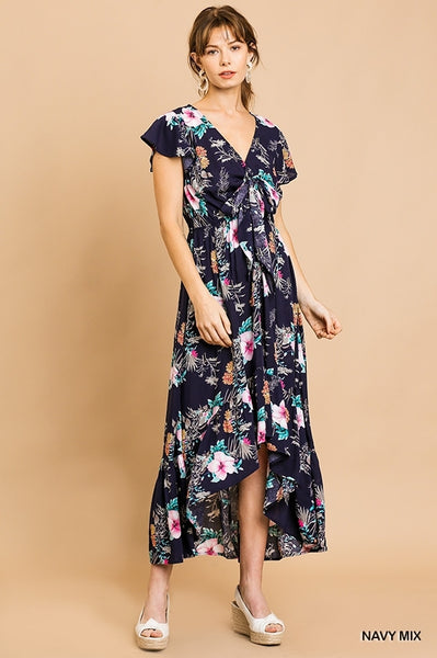 Summer Time Navy Maxi Dress