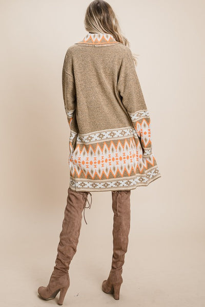 Mocha Sunburst Cardigan