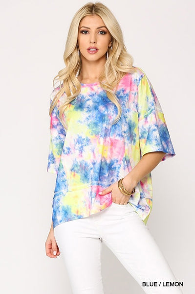 Lemonade Sherbet Tie Dye Top