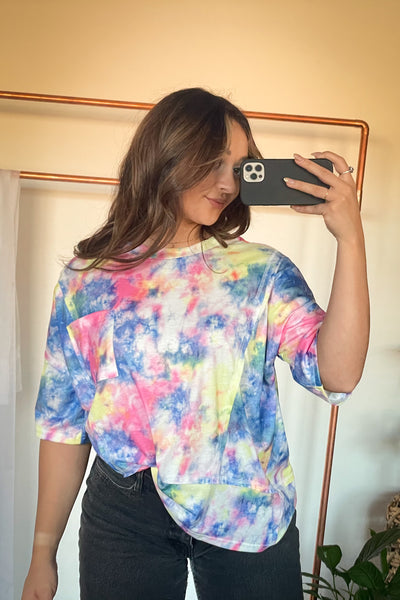 Lemonade Sherbet Tie Dye Top