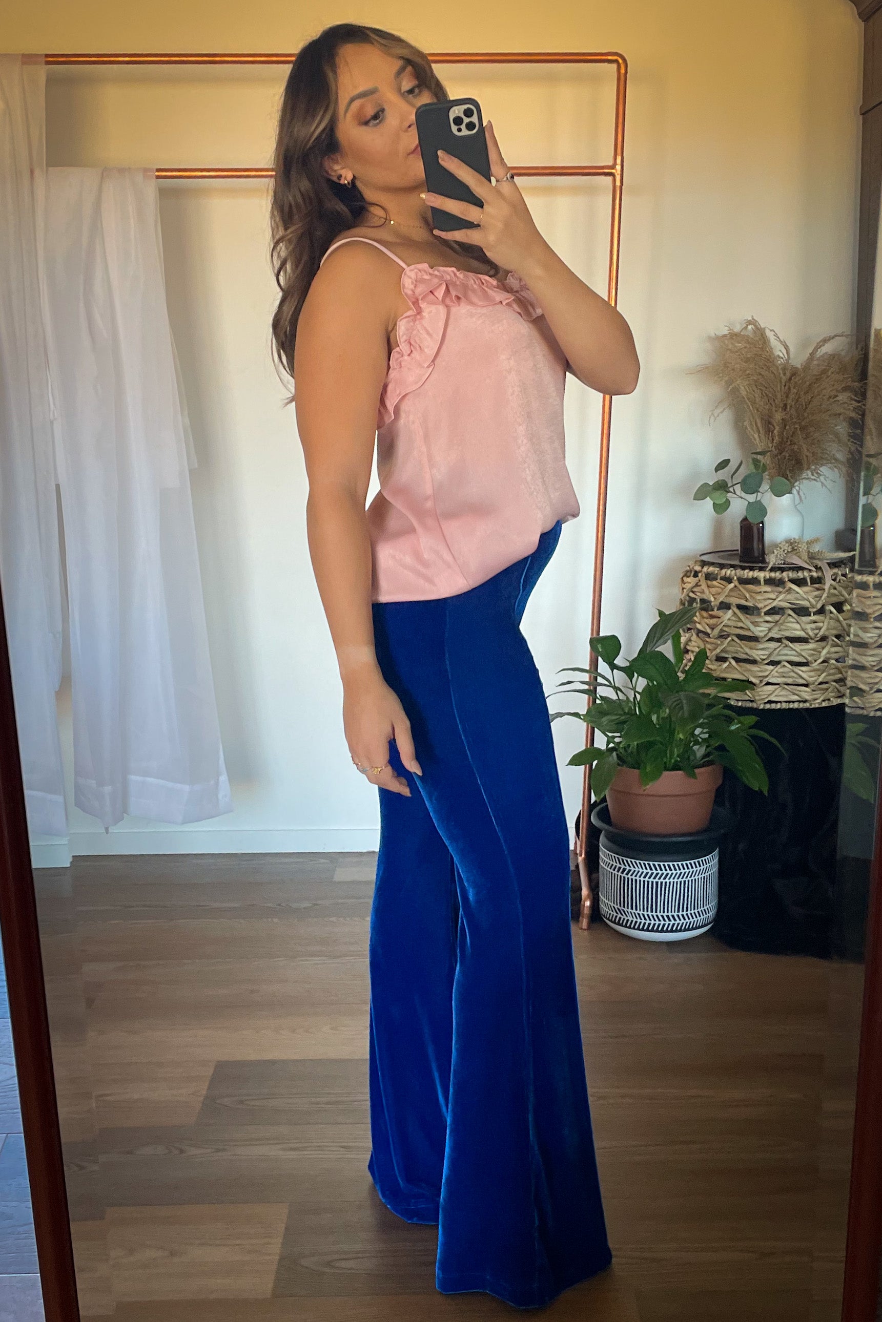 Vienna Blue Velvet Pants – Sycamore and Belle