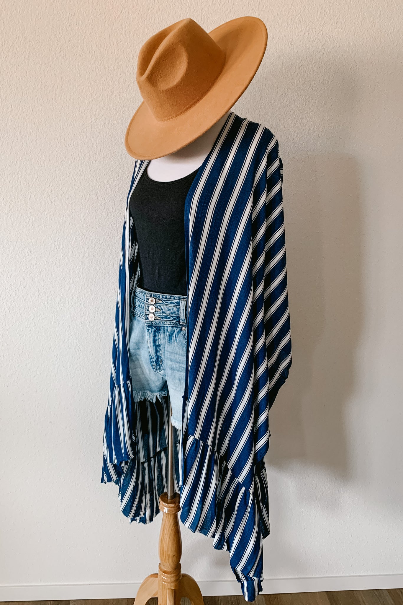 Marina Navy Stripe Cardigan