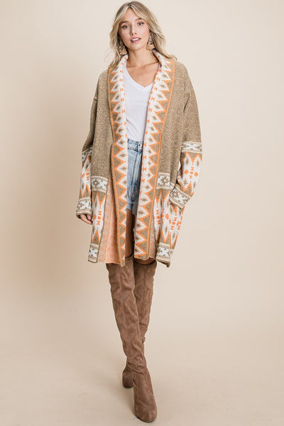 Mocha Sunburst Cardigan